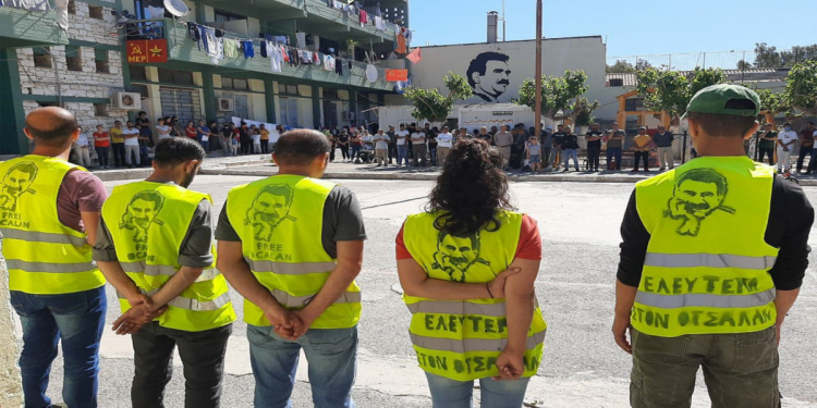 Lavrio’daki açlık grevi eylemini 28’inci grup devraldı