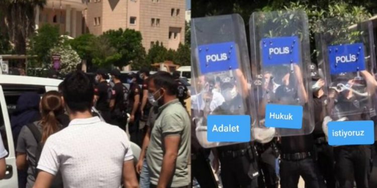 Şenyaşar Ailesi: Yukarıya kalkan bu kalkanlar adalet talebimizi engelleme amaçlıdır