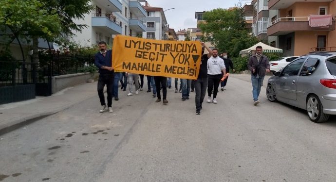 Mahalle Meclisleri uyuşturucuya karşı yürüyüş gerçekleştirdi