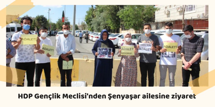 HDP Gençlik Meclisi’nden Şenyaşar ailesine ziyaret