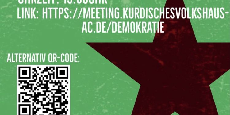 YXK/JXK Aachen’dan Demokratik Konfederalizm ve faşist Türk devletinin işgal saldırılarına ilişkin online seminer