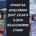 Viyana’da gençlerden Şehit Zîlan’a ilişkin bilgilendirme standı