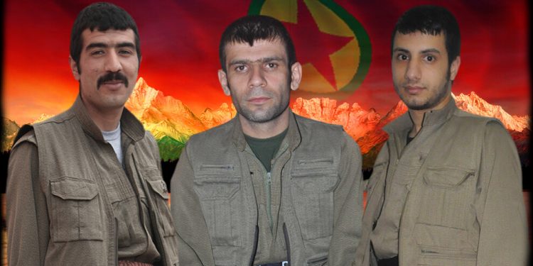 HPG, Avaşîn’de şehadete ulaşan 3 gerillanın kimliğini açıkladı