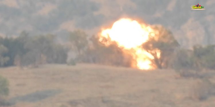 SON DAKİKA – Gerilla TV Werxelêdeki eylemin görüntülerini paylaştı