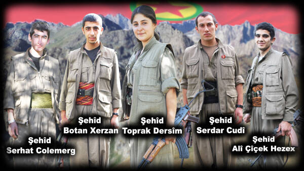 HPG 2017 yılında Botan’da şehit olan 6 gerillanın kimlik bilgilerini paylaştı