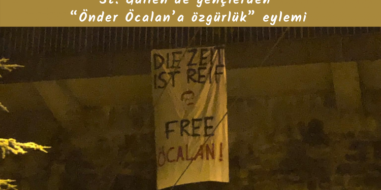 St. Gallen’de gençlerden “Önder Öcalan’a özgürlük” eylemi