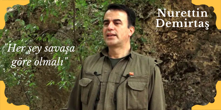 “Her şey savaşa göre olmalı”