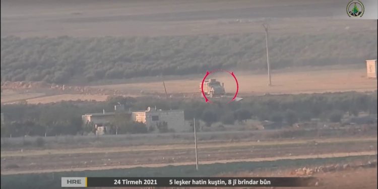 SON DAKİKA – HRE, işgalcileri sabotajla vurduğu eyleminin görüntülerini paylaştı