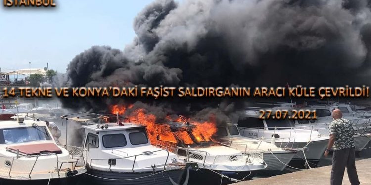 SON DAKİKA – Ateşin Çocukları halkın intikamı için yakıyor – 14 tekne ve bir aracı küle çevirdi