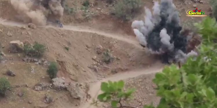 SON DAKİKA – Gerilla TV, sabotaj eyleminin görüntülerini paylaştı