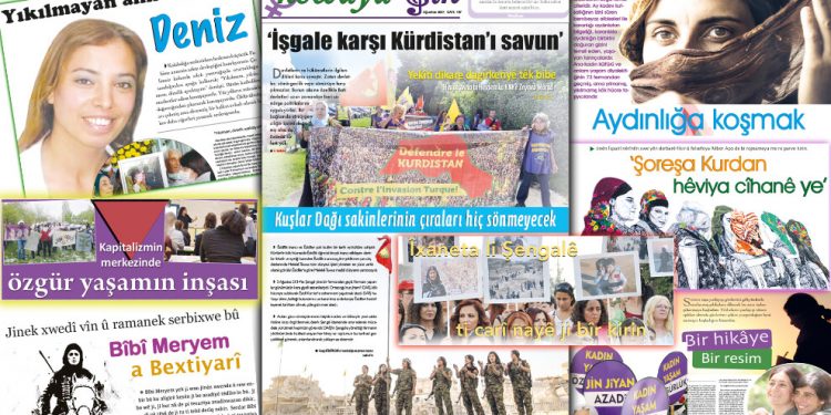 Newaya Jin, “İşgale karşı Kürdistan’ı savun” manşeti ile okuyucularıyla