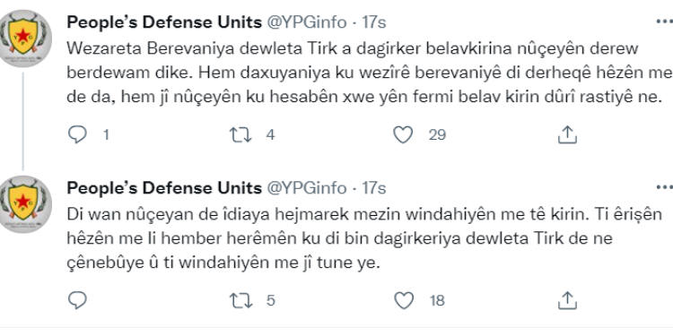 YPG, işgalci TC devletinin iddialarını yalanladı