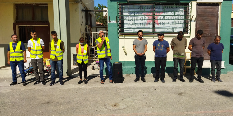 Lavrio’da açlık grevi direnişini 44’üncü grup devraldı