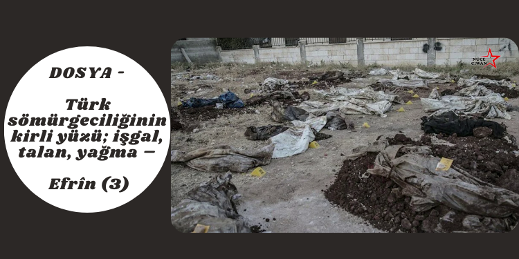 DOSYA – Türk sömürgeciliğinin kirli yüzü; işgal, talan, yağma – Efrîn (3)