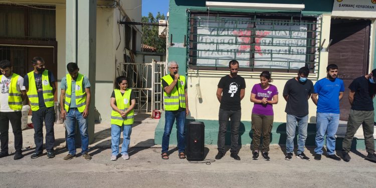 Lavrio’da tecrite karşı başlatılan açlık grevi 231’inci gününde