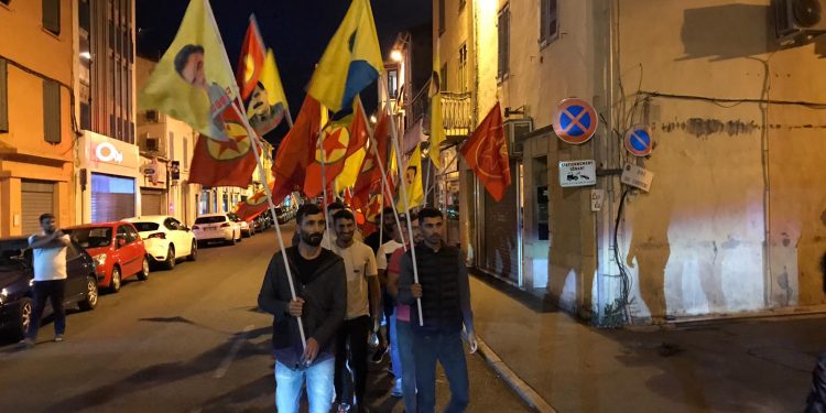 Gençler Marignane’de faşizme karşı alanlara aktı