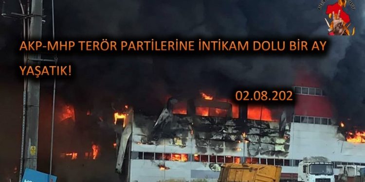 SON DAKİKA – Ateşin Çocukları’ndan Temmuz ayı bilançosu; Faşizm yanıyor!