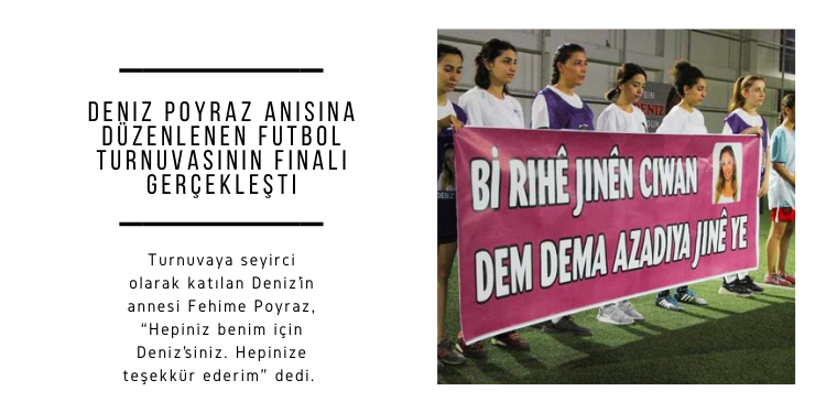 Deniz Poyraz anısına düzenlenen futbol turnuvasının finali gerçekleşti