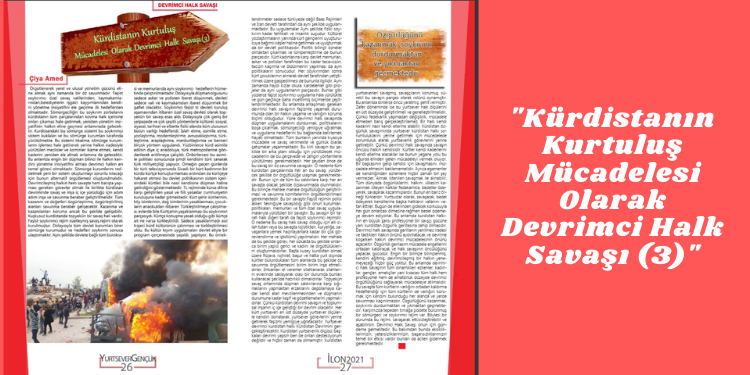“Kürdistanın Kurtuluş Mücadelesi Olarak Devrimci Halk Savaşı (3)”