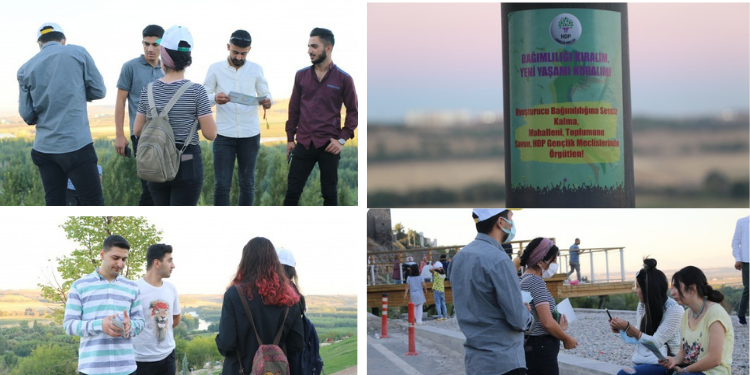 HDP gençlik meclisi uyuşturucu ve fuhuşa karşı sokakları bırakmıyor