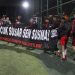 Gençlik meclisinin futbol turnuvasında ‘Çocuk susar sen susma’ pankartı