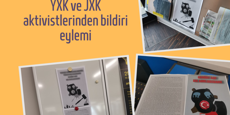 YXK ve JXK aktivistlerinden bildiri eylemi