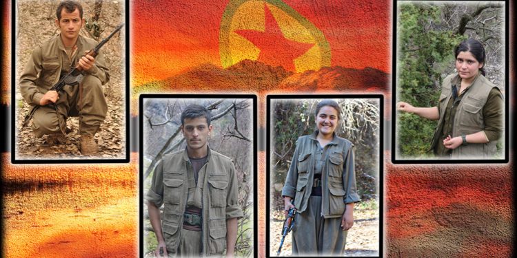 HPG Avaşîn’de şehit düşen 4 gerillayı andı