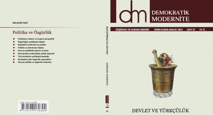 Demokratik Modernite “Devlet ve Türkçülük” başlığıyla çıktı