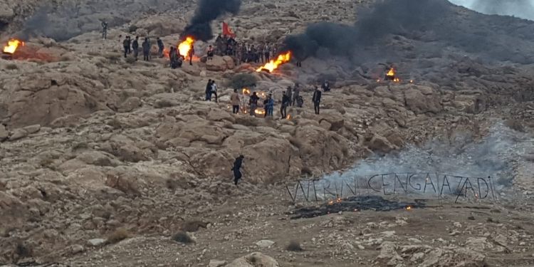 Gençlik öncülüğünde Şengal’de PKK’nin kuruluş yıldönümü coşkusu
