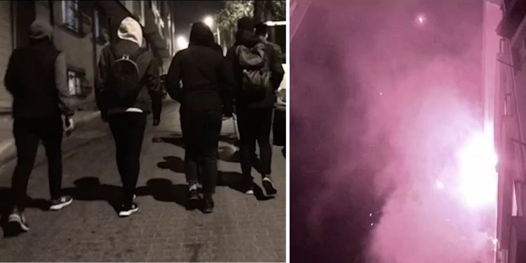 Yurtsever gençlikten tecrite ve işgale karşı yürüyüş