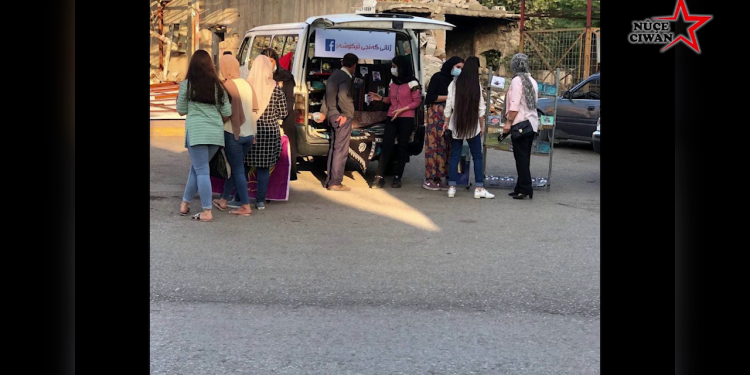 Başûrê Kurdistan’da genç kadınlar ‘Önder Apo Gezici Kütüphanesi’ açtı
