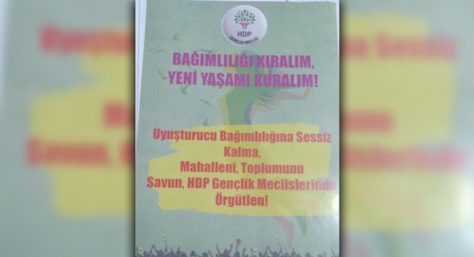 Valilik Gençlik Meclisi’nin uyuşturucuya karşı bildiri dağıtmasını yasakladı!