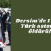 Dersim’de 1 işgalci Türk astsubayı öldürüldü