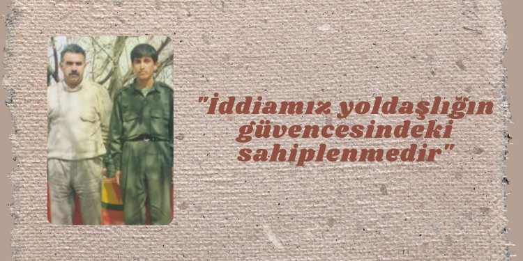 “İddiamız yoldaşlığın güvencesindeki sahiplenmedir”
