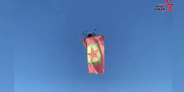 SON DAKİKA – DGH İstanbul’da PKK bayrağını göklere çıkardı