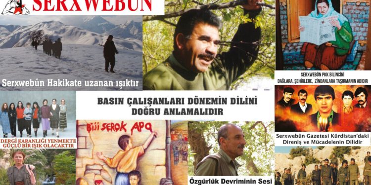Serxwebûn gazetesi özel sayısı ile okurları ile buluştu