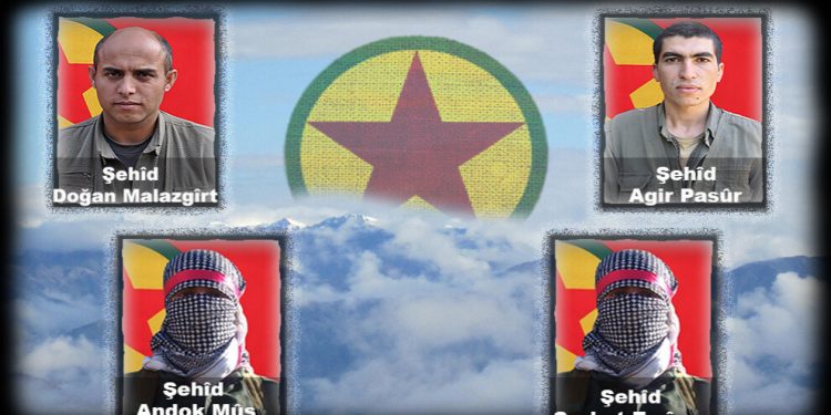 HPG 2016 yılında şehadete ulaşan 4 gerillanın kimliğini açıkladı