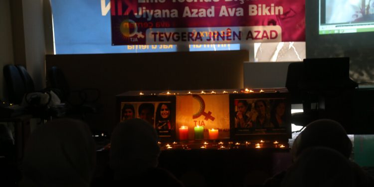 Katledilen Kürt kadın siyasetçiler için anma
