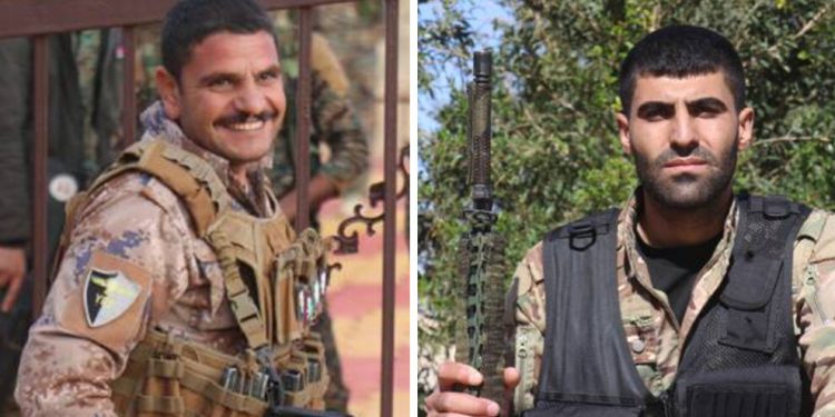 İşgalci TC’nin Şengal’e saldırısında şehit düşen iki savaşçı son yolculuğuna uğurlandı