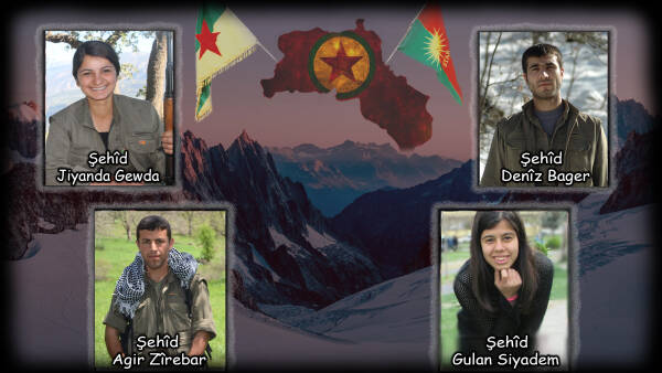 HPG Dersîm’de şehit olan 6 gerillanın kimlik bilgilerini paylaştı