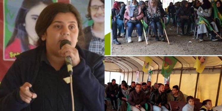 Yekîtîya Jinên Ciwan 3 gün sürecek çadır eylemi başlattı