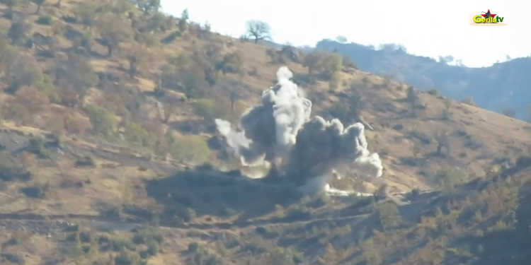 SON DAKİKA – Gerilla TV, Heftanîn’deki sabotaj eyleminin görüntülerini paylaştı