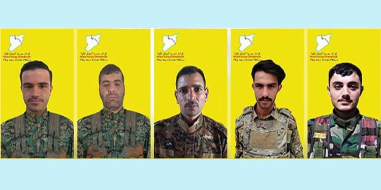 QSD şehit düşen 5 savaşçının kimlik bilgilerini açıkladı: Kahramanca savaştılar