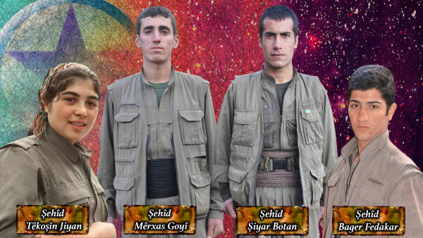 HPG 2016’da şehit olan 4 gerillanın kimlik bilgilerini paylaştı