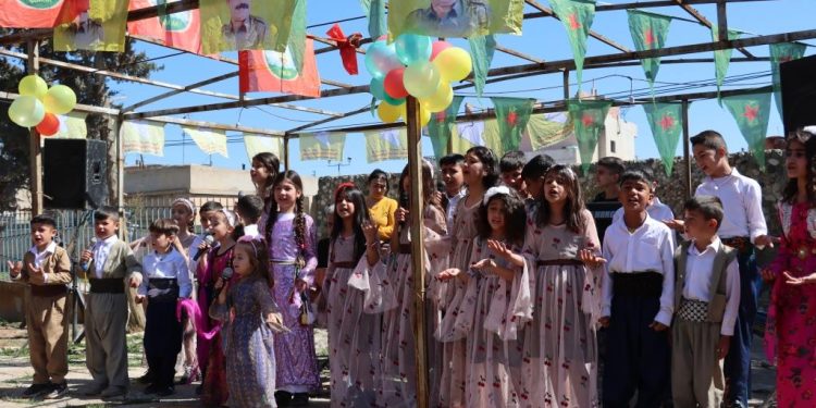 Şehit çocukları için Dirbêsiyê’de etkinlik