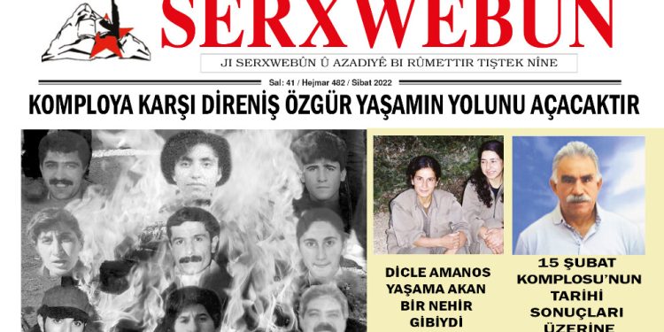 Serxwebûn “Komploya karşı direniş özgür yaşamın yolunu açacaktır” manşetiyle çıktı