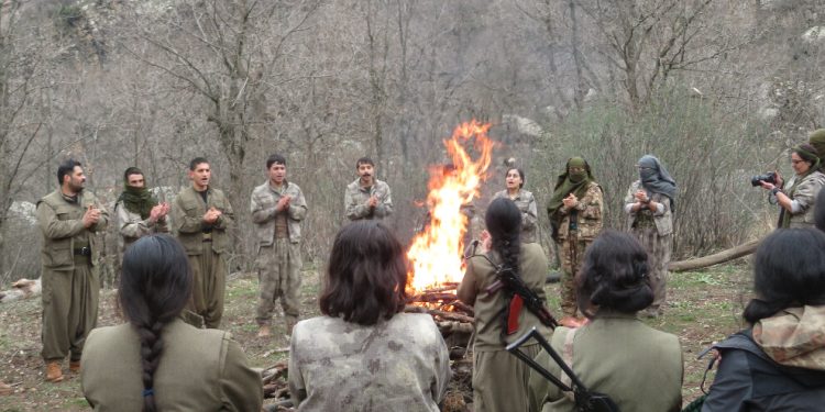 Garê’de Newroz coşkusu – Özgür, eşit bir yaşamı Önder Apo’nun felsefesiyle yaratacağız