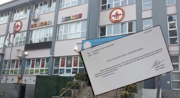 Kirlisiniz! – İlköğretim müdüründen kız ve erkek öğrencilerin birlikte oturmaması talimatı