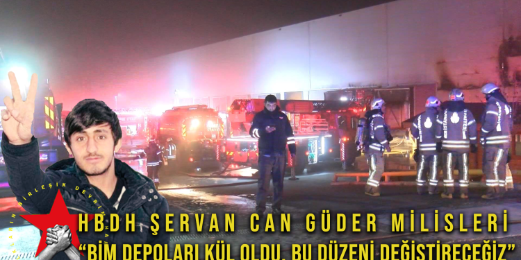 HBDH İstanbul’da BİM Marketi küle çevirdi