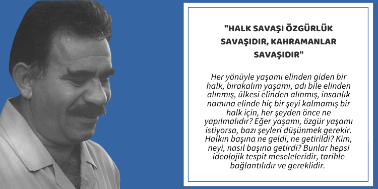 “Halk savaşı özgürlük savaşıdır, kahramanlar savaşıdır”